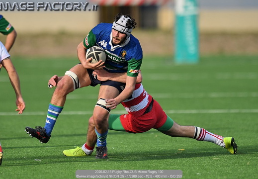 2020-02-16 Rugby Rho-CUS Milano Rugby (16-10)